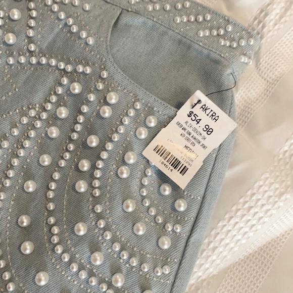 Bedazzled Jean Skirt - Picture 2 of 2